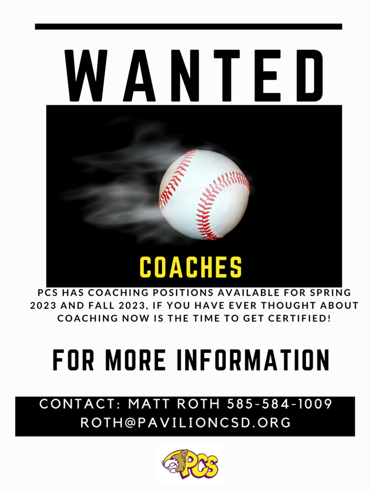 coaches wanted