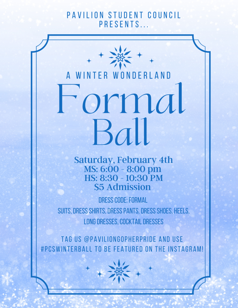 A Winter Wonderland Formal Ball
