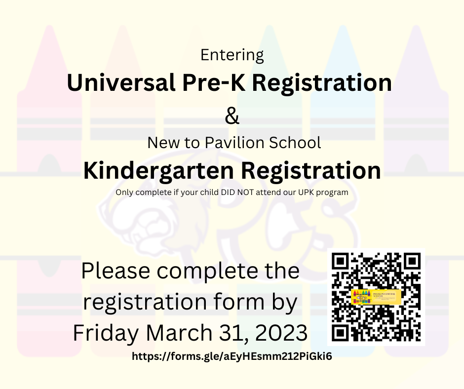 Universal Pre-K and Kindergarten Registration